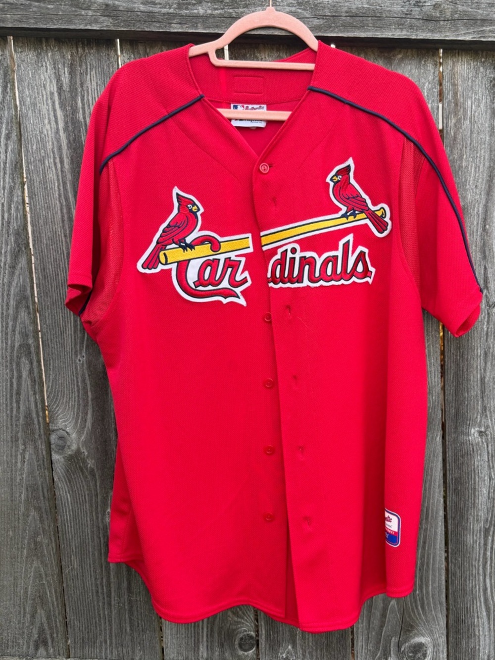 Majestic St. Louis Cardinals men's red baseball jersey